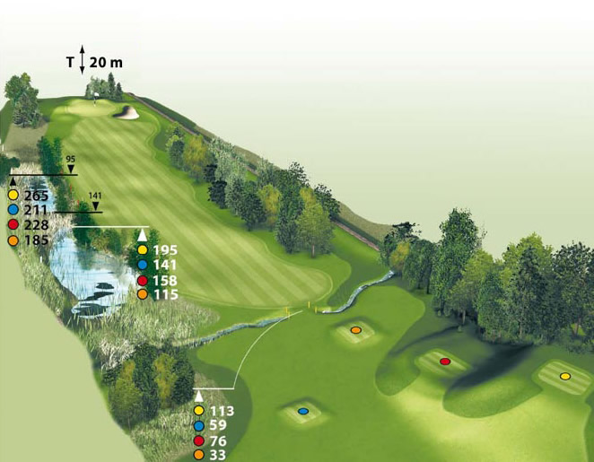 Spielbahn Golfclub Beuerberg Loch 2