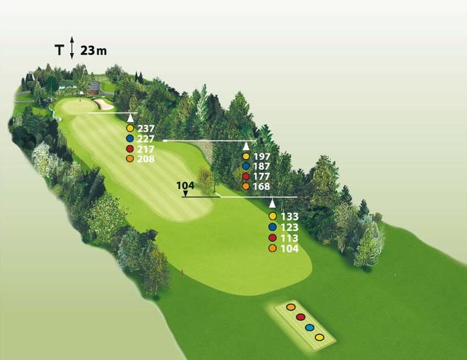 Spielbahn Golfclub Beuerberg Loch 5