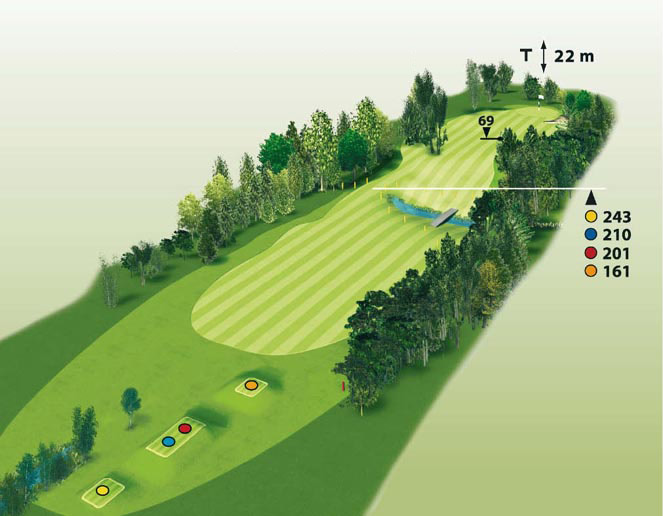 Spielbahn Golfclub Beuerberg Loch 6