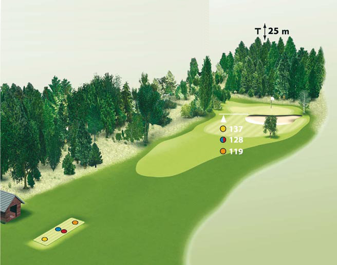 Spielbahn Golfclub Beuerberg Loch 8